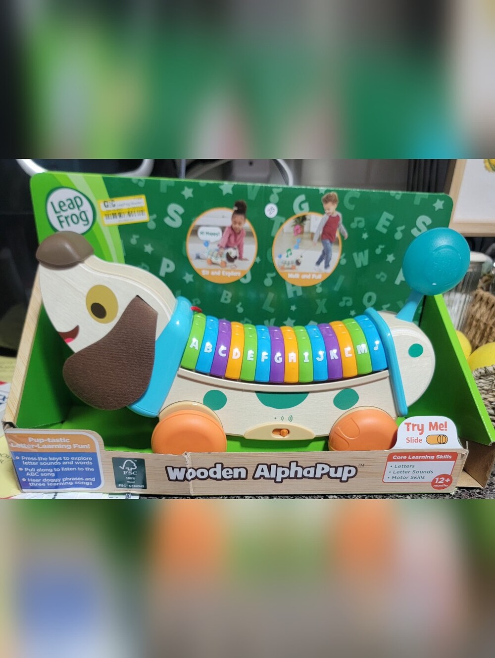 Leap Frog Woodeb Alphapup